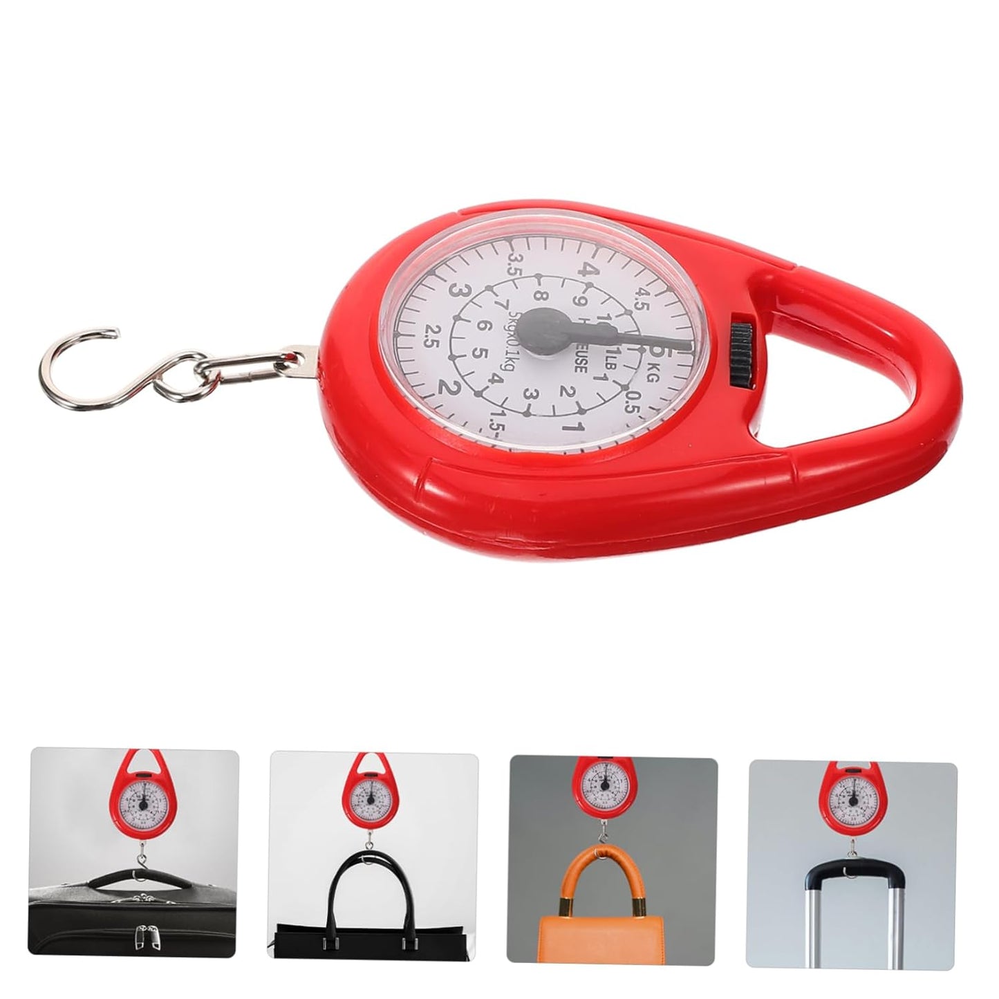 Hanging Scale Tool Spring Scale for Luggage Portable High Visibility Display Load
