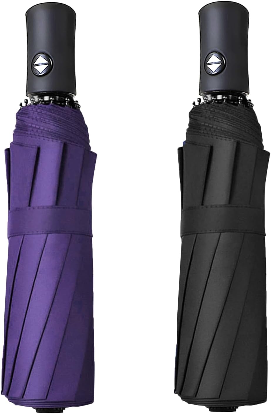 RONIARE 2 Packs Travel Umbrellas for rain Windproof Compact Umbrella Folding Small Strong and Portable Automatic Open and Close - Men and Women
