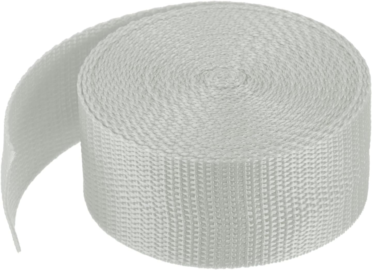 MECCANIXITY Lightweight Polypropylene Webbing Strap 2" 5 Yard Backpack Strapping Band Pale Grey for