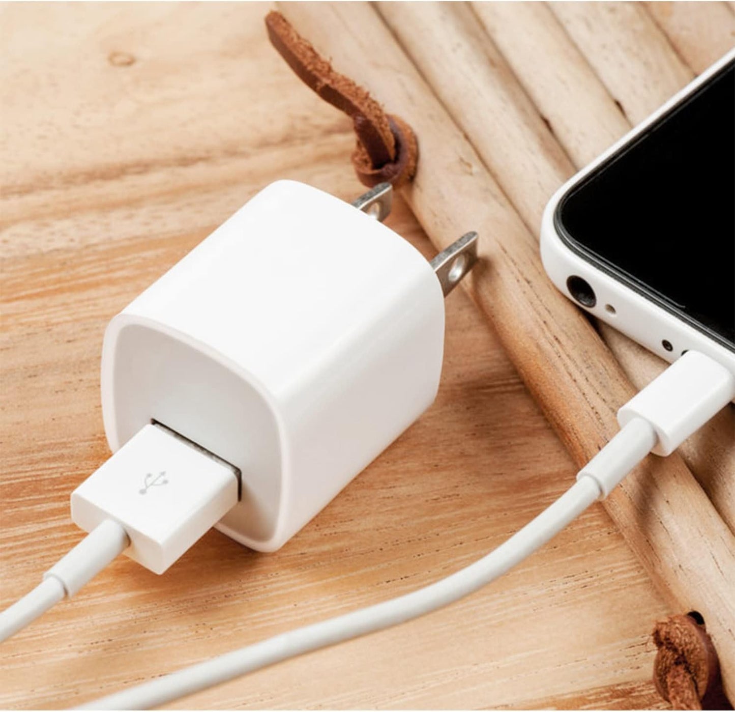 USB Wall Charger GKW Block Phone Charging Box Travel Plug Cube 2 Pack 5W Power Adapter for iPhone 14/13/12/11/10/8/7/6S/6/SE/XS/MAX/XR/X, Galaxy S7/S6/S5 Edge Kindle (Cable Not Included)