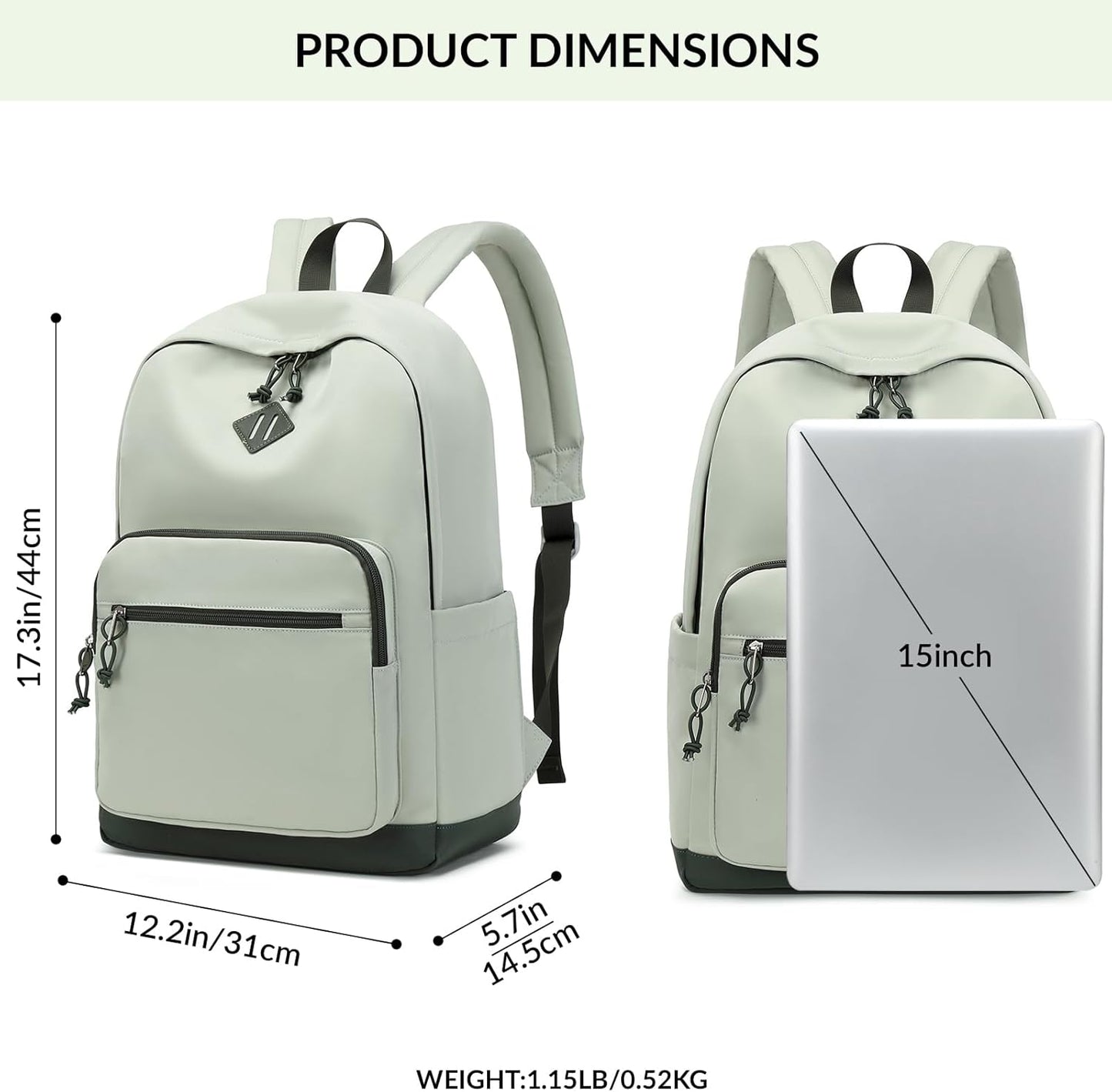 Lohol Lightweight & Casual Daypacks for Men, Women & Students, Perfect Daily Backpack for School, Work, and Travel