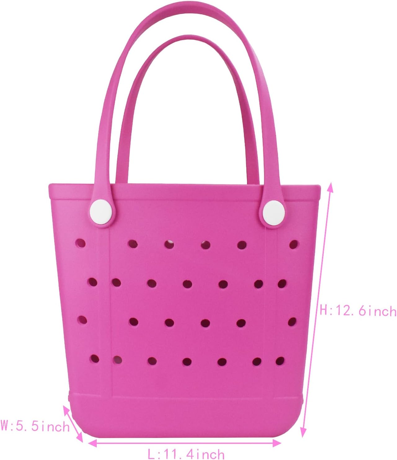 Tote Bag for Women - Large Rubber Beach Bag, Medium Waterproof Sandproof Travel Tote Bags for Beach Outdoor Sports