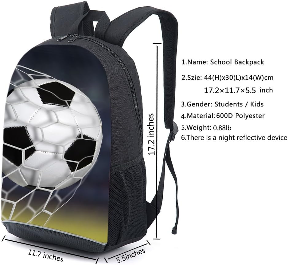 CAIWEI American Football Backpack School Bag