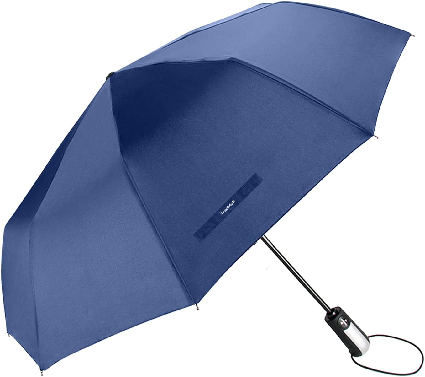 TradMall 5 Pack Bulk Umbrellas Travel Windproof Portable Compact Large Size Canopy for Rain Auto Open & Close