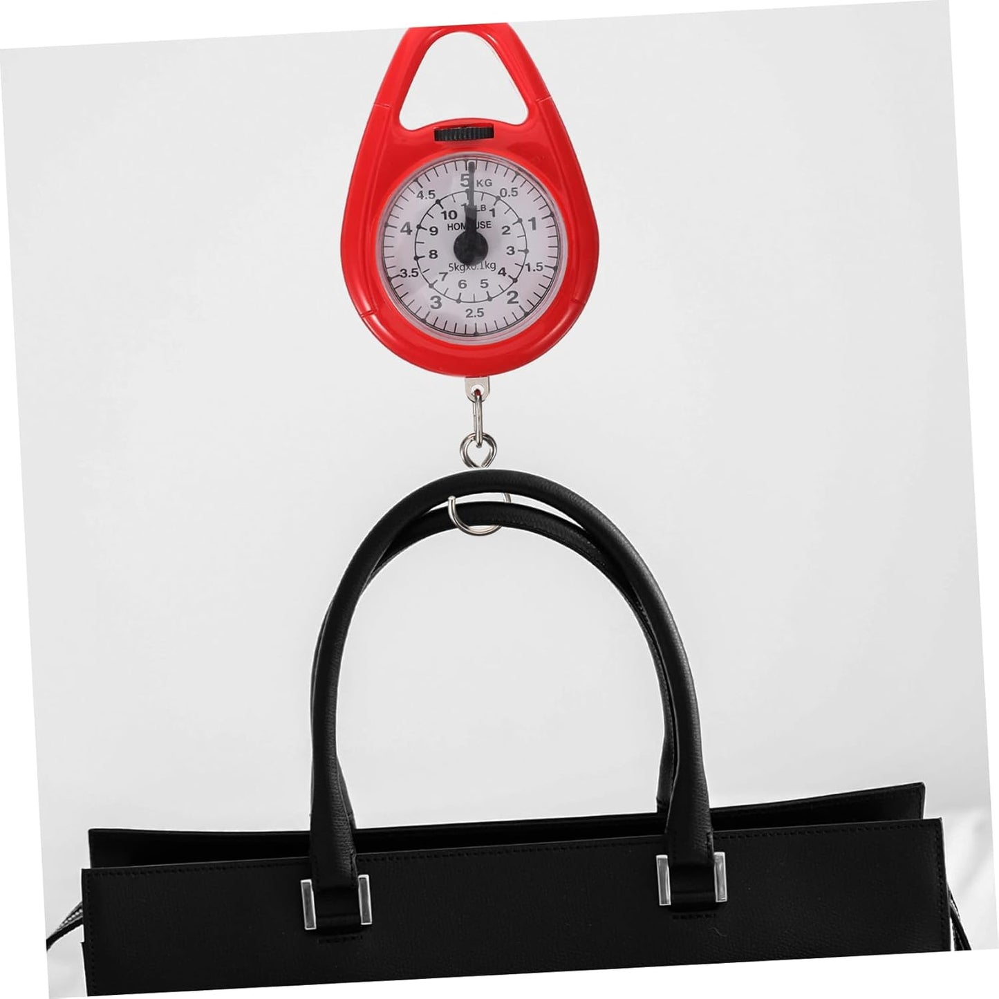 Portable Mini Spring Scale Handheld Luggage Weight Scale Hook for Easy Measurement