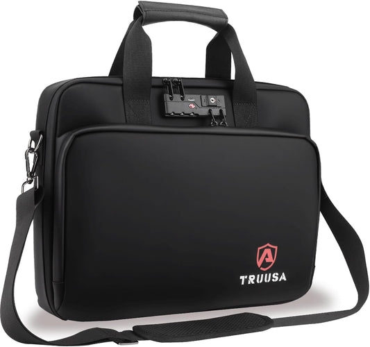 Fireproof Laptop Bag, Important Document Organizer, Shockproof Messenger Bag Briefcase for Travel & Business, w/ 13 Pocket Expanding File Folder, Accordion File Organizer, Legal Size File