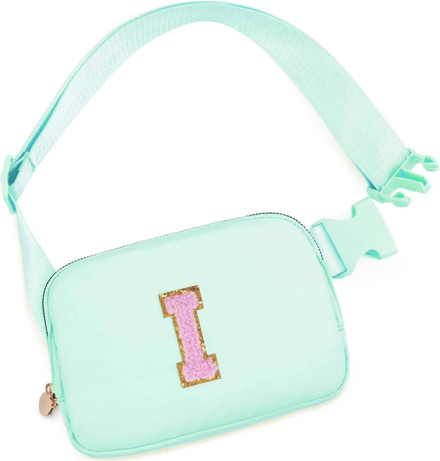 Belt Bag Fanny Pack Crossbody Bags with Initials Letter Patch Cute Stuff Birthday Gifts for