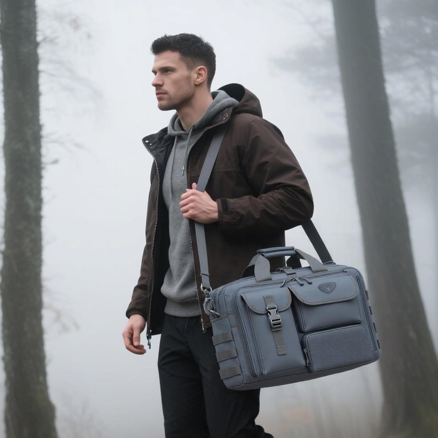Stypos Tactical Laptop Bag for Men,14inch/15.6inch/17.3inch Messenger Bag Military Shoulder