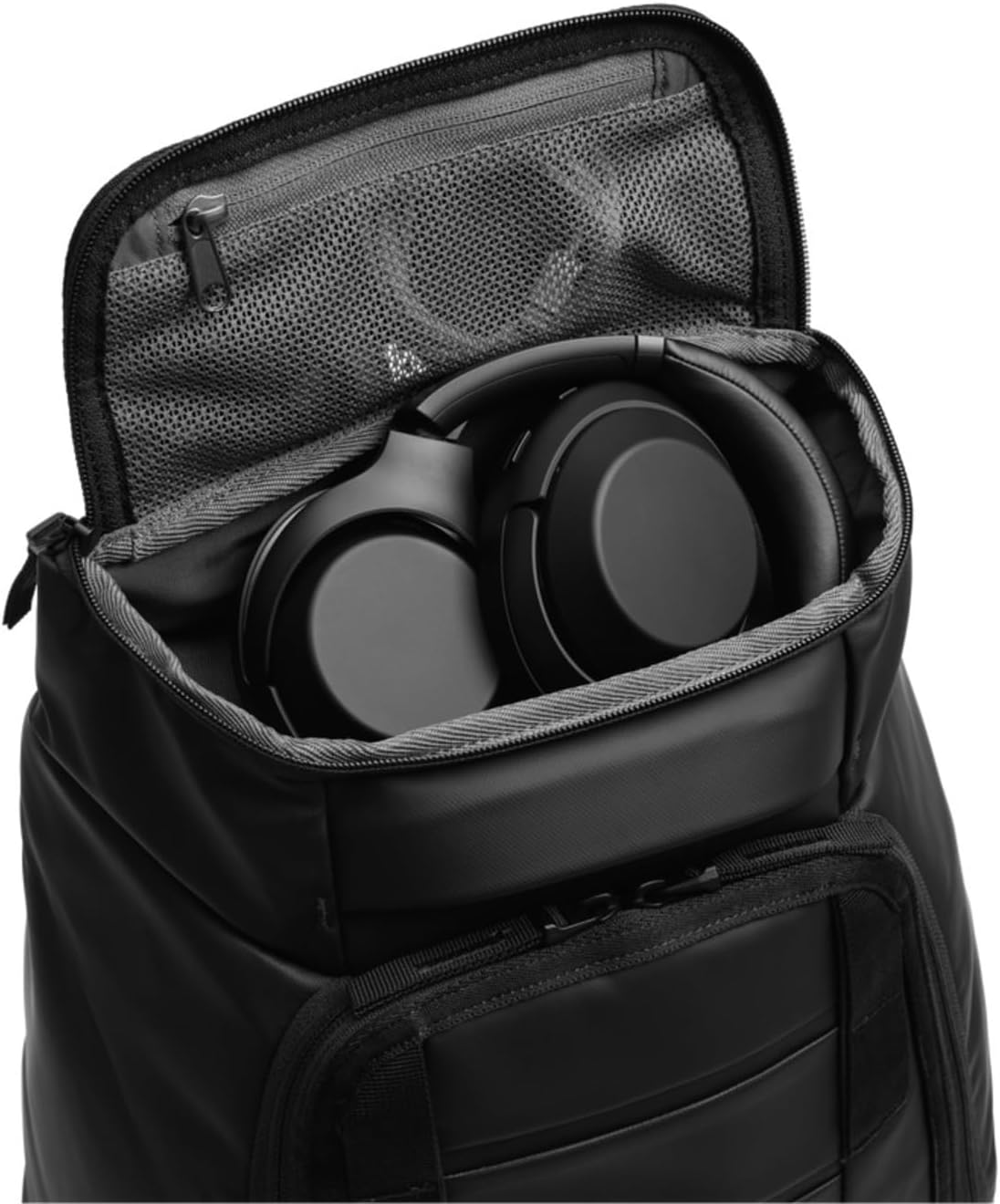 Db Journey The Hugger - Durable Travel Backpack with Laptop Compartment for Work & Gym, Luggage Backpack with Roller Bag Attachment, Full-Zip Main Compartment, 25L - Coral Flash