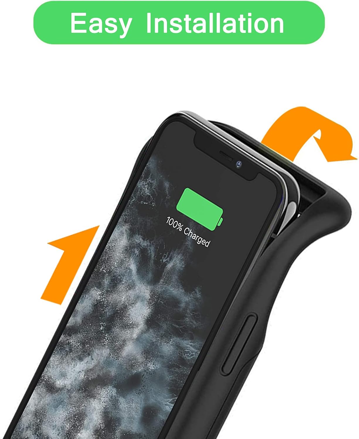 Battery Case for iPhone 11 Pro Max, 8500mAh Slim Portable Rechargeable Battery Pack Charging Case Compatible with iPhone 11 Pro Max (6.5 inch) Extended Battery Charger Case (Black)…