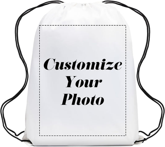 Custom Drawstring Backpacks, Personalized Drawstring Bags Bulk Great for Travelling Gym and for Everyday Use Reusable (1)