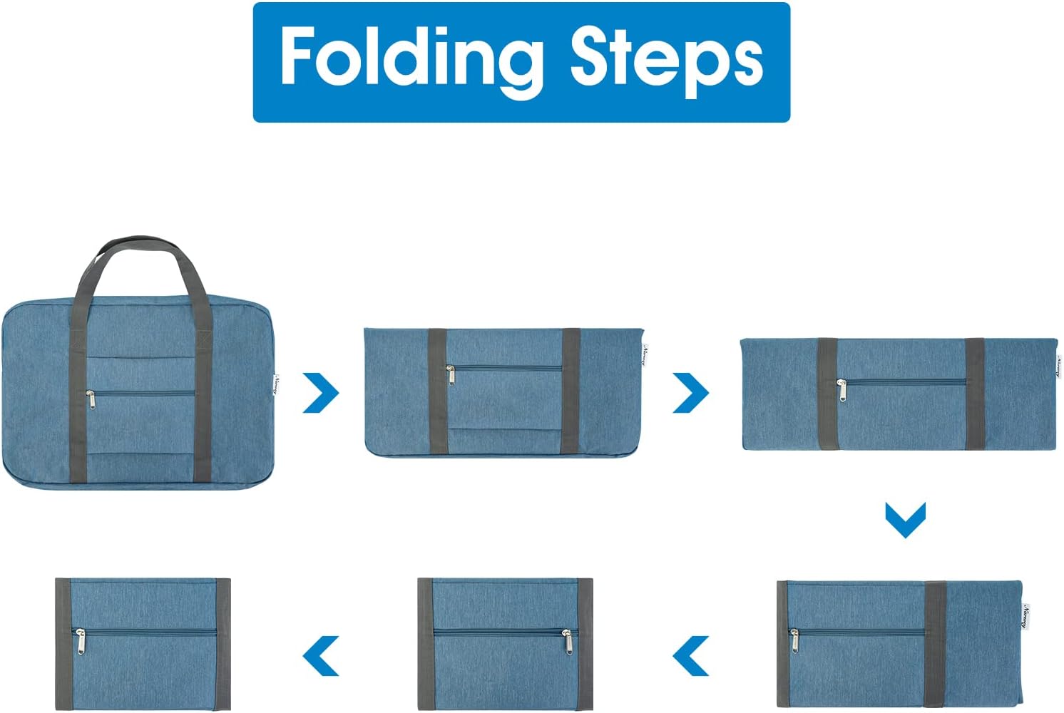 For United Airlines Foldable Carry on Bag 22x14x9 Travel Duffel Bag Packable luggage Duffle for