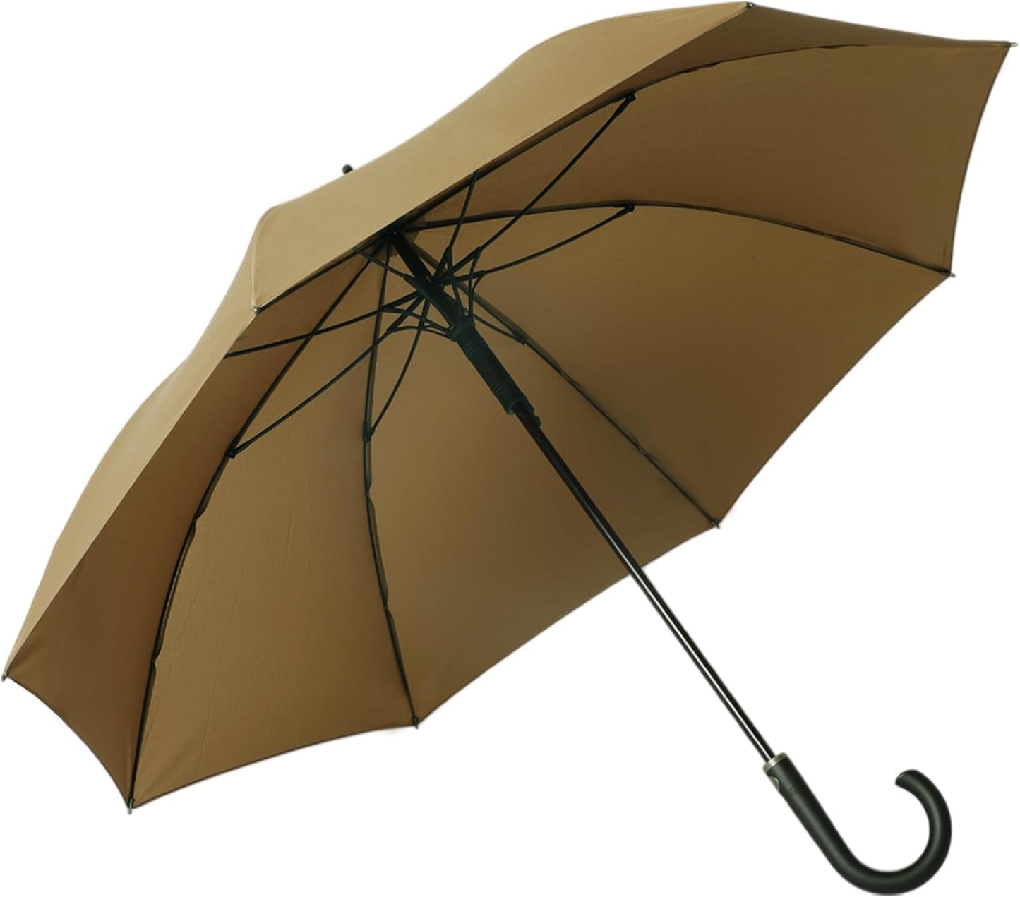 SoulRain 50 Inch Large Stick Umbrella Windproof Automatic Open Oversized J Handle Umbrellas for Men and Women Unbreakable Strong Travel Golf Umbrella