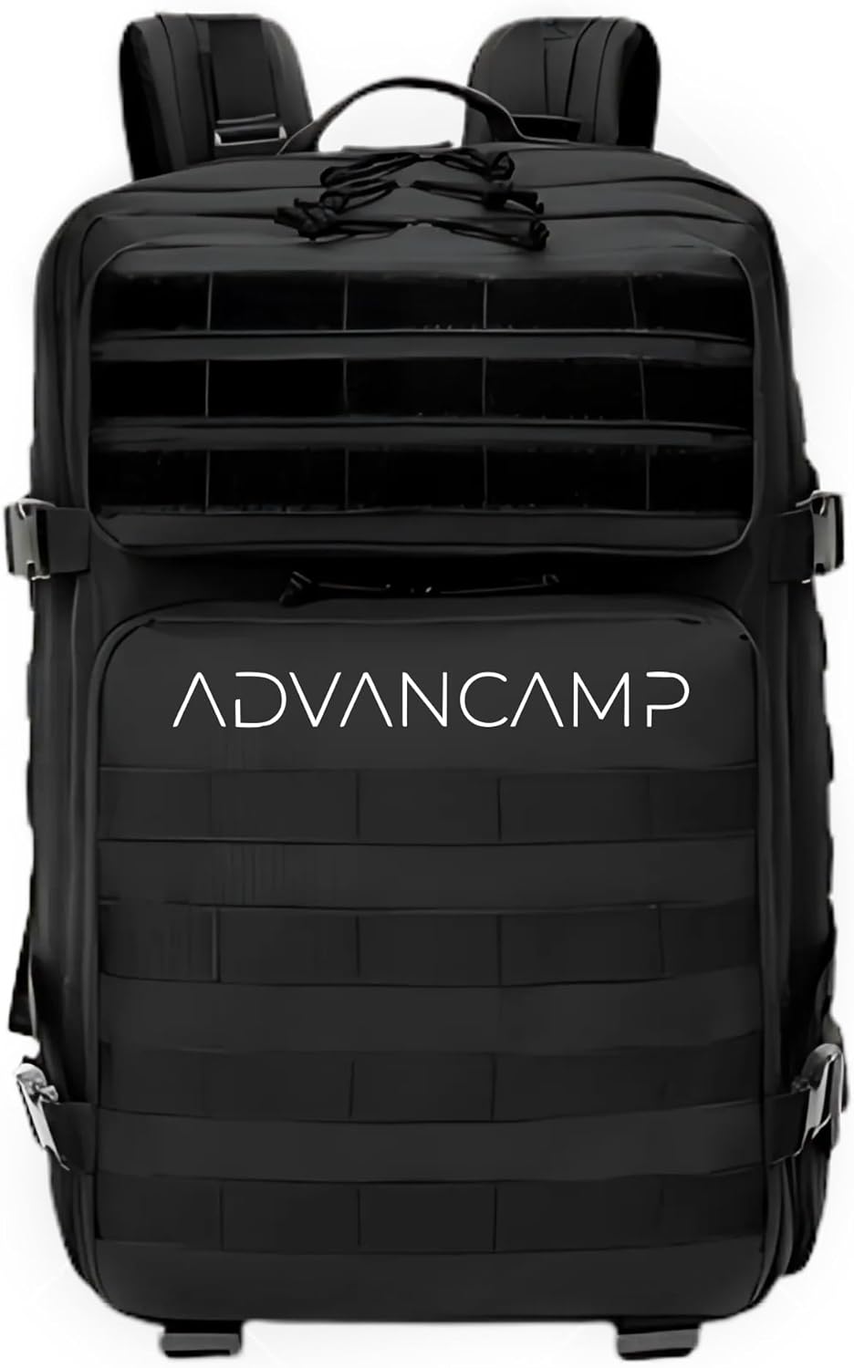Rucking Backpack for Men, 45L Large Capacity Tactical Military Backpack with Molle Webbing, Durable 900D Oxford Hiking Camping Rucksack