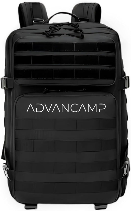 Rucking Backpack for Men, 45L Large Capacity Tactical Military Backpack with Molle Webbing, Durable 900D Oxford Hiking Camping Rucksack