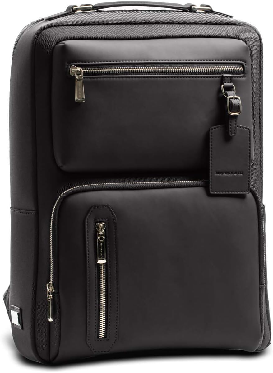 Maverick & Co. Explorer Light Backpack, Compatible with 15.6" laptop, for Men & Women (Black)