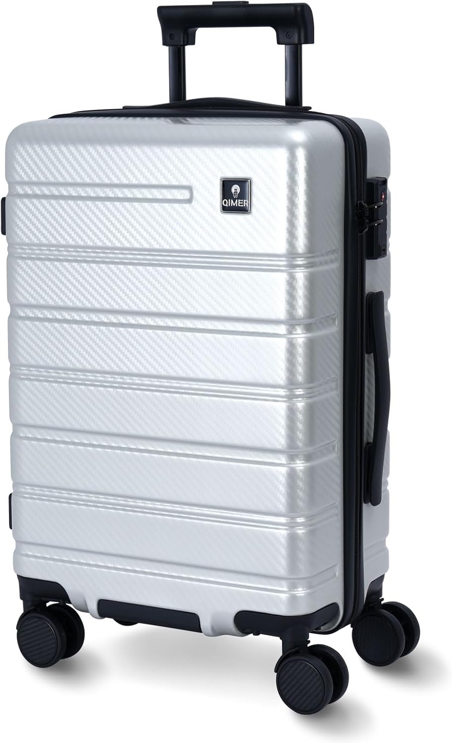 Carry on Luggage, PC Hard Shell Suitcase 22x14x9 Airline Approved TSA Lock YKK Zippered Double