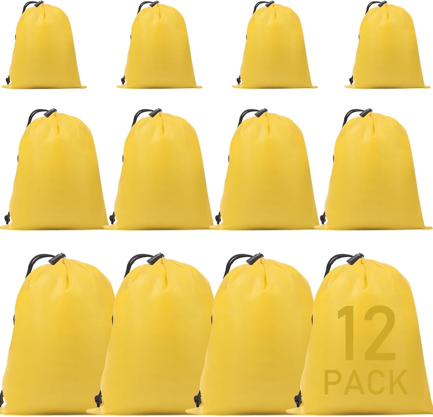 iMucci Upgrade Waterproof Drawstring Bag Sack Nylon Bag Ditty Bag for Gym Traveling, Hiking, Yoga, Shopping