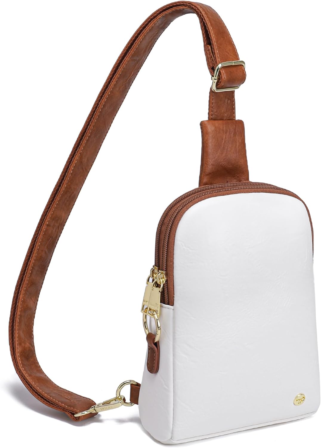 INICAT Travel Small Sling Bag Faux Leather Crossbody Bags Women Cross Body Bag Purses for Woman