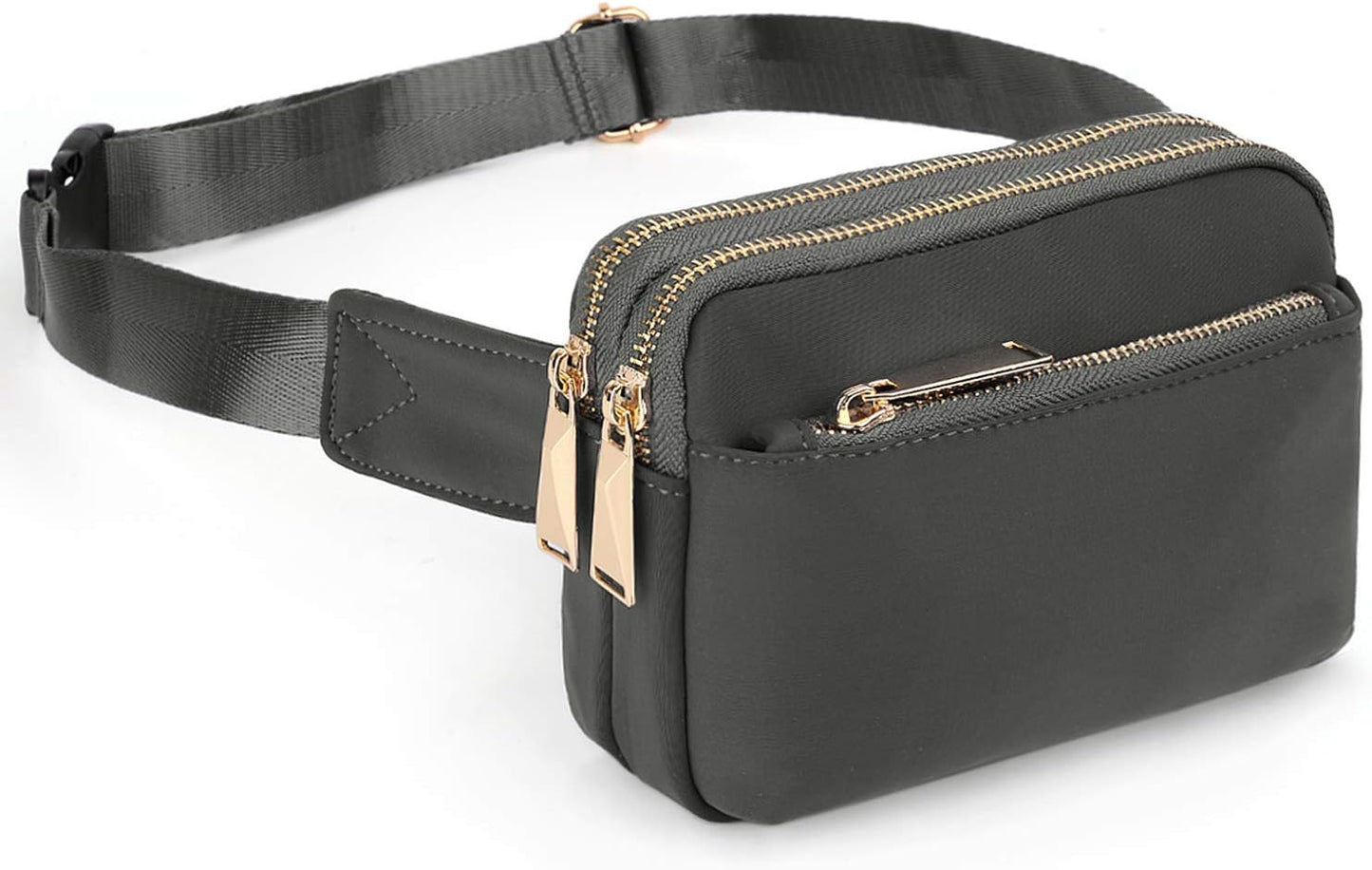 UTO Fanny Pack for Women Crossbody Trendy Fashion Belt Purse Chest Waist Hip Bumbag for Outdoor Shopping Travel Hiking