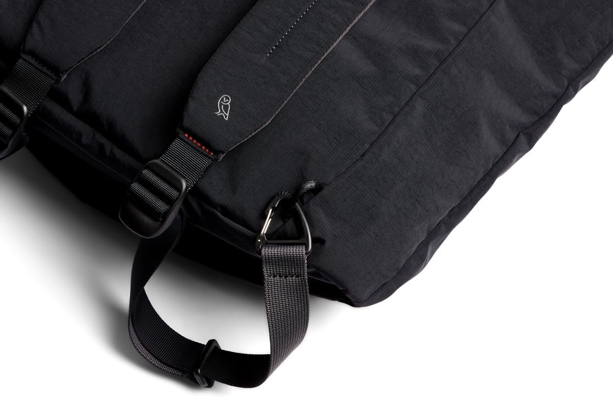 Bellroy Lite Totepack (18 liter lightweight tote bag and backpack, for beach, travel and every day) - Black