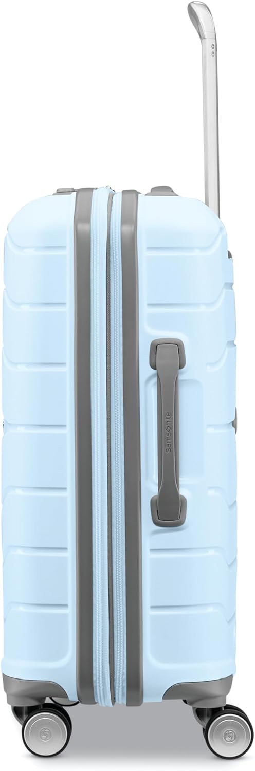 Samsonite Freeform Hardside Carry-On Luggage with Spinner Wheels - Hardshell Suitcase - TSA