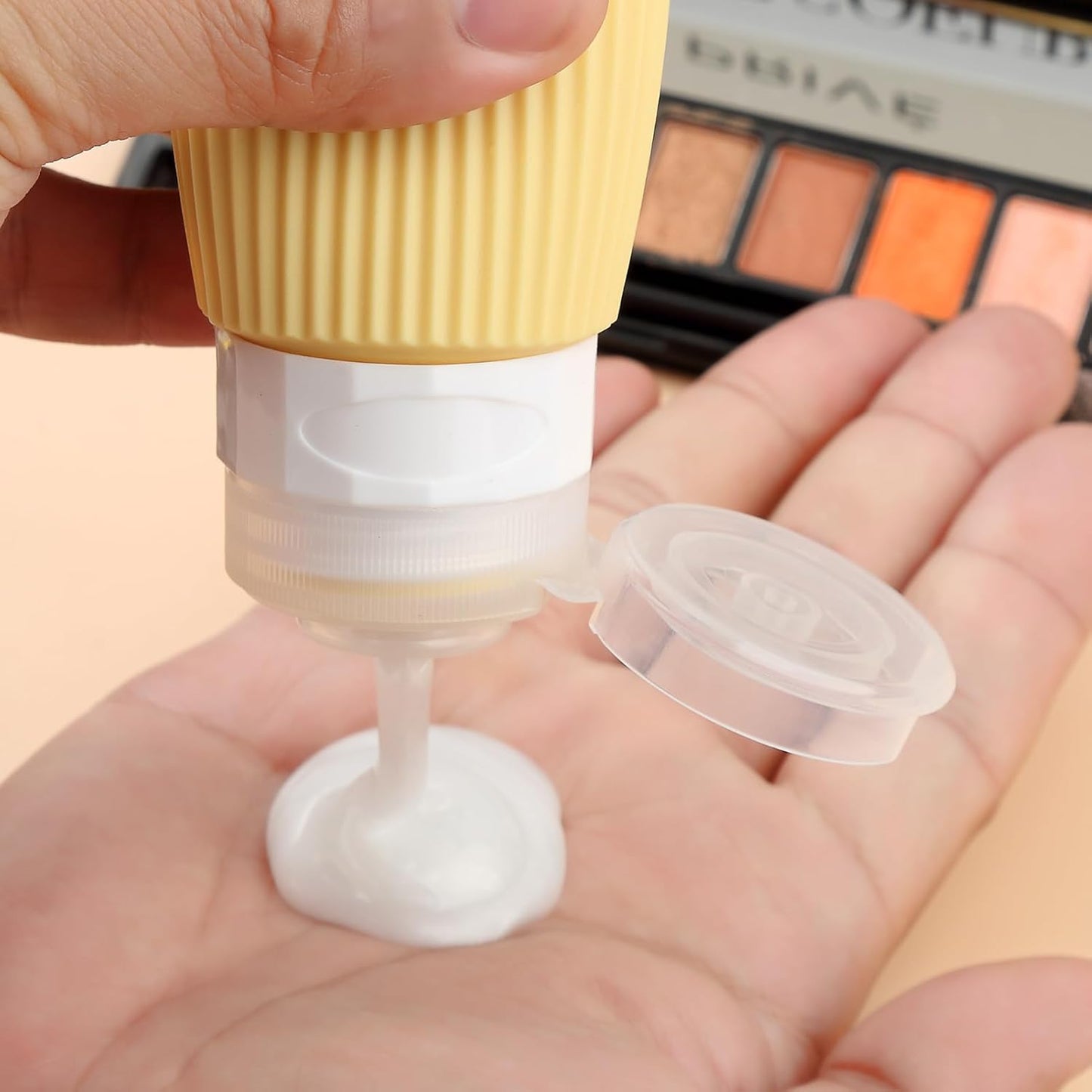 16 Pack Travel Bottles Set, TSA Approved Leak Proof Silicone Squeezable Containers for Toiletries