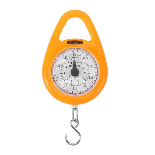 Portable Spring Scale for Luggage Compact Hanging Measurement Tool with Hook Fashionable Color for Travel and Small Item Weighing