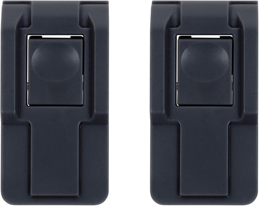 2 Pelican Black Replacement Push Button Medium Air Case Latches. Fits Air Series Cases.