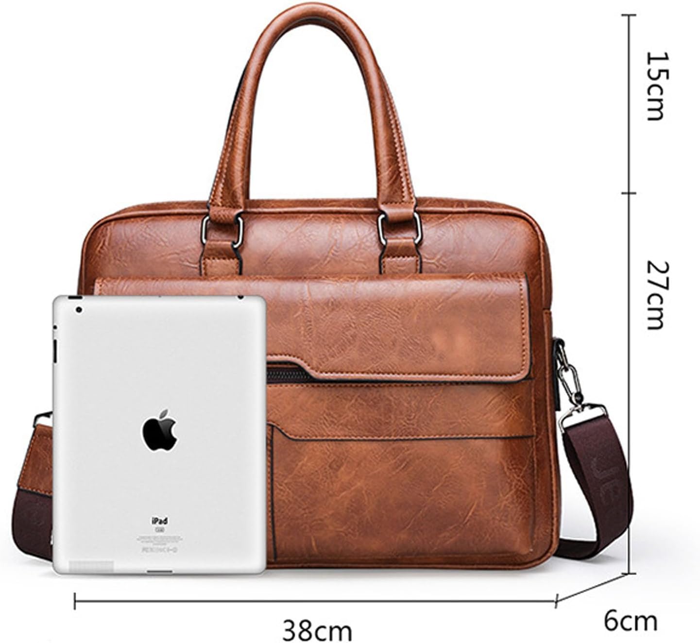 leather Laptop Bag for Men 16 inch Laptop Briefcase Waterproof,Handbags Shoulder Crossbody Bag