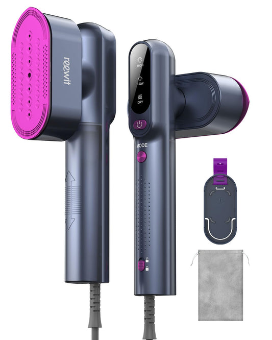 Travel Steamer for Clothes,100-240V Travel Steamer & Iron 2 in 1 with Fast Heat-Up,1200W Portable
