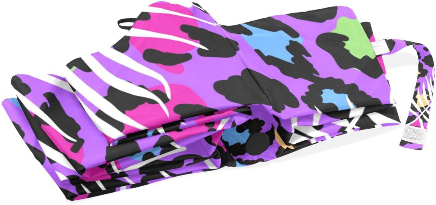 Automatic Umbrella One Touch Auto Open and Close Button Compact Travel Umbrella for Women Men Kid
