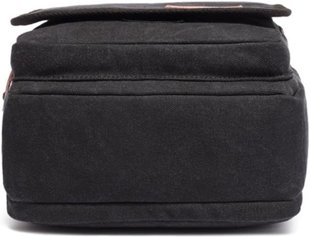 Sechunk Small Canvas Shoulder Bags Messenger Bag Travel Bag Business Bag Working Bag For Men Women