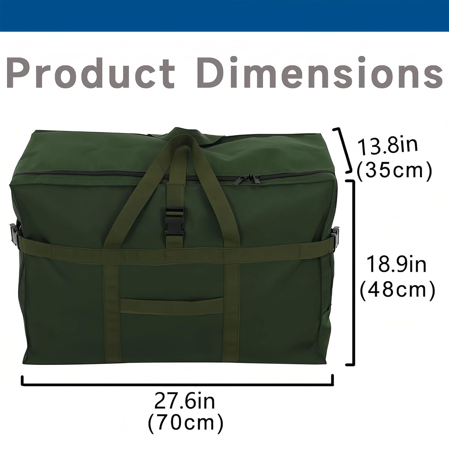 Arxus Large Duffel Bag, Waterproof Carry on Weekend Overnight Storage Bag over Luggage for Airline