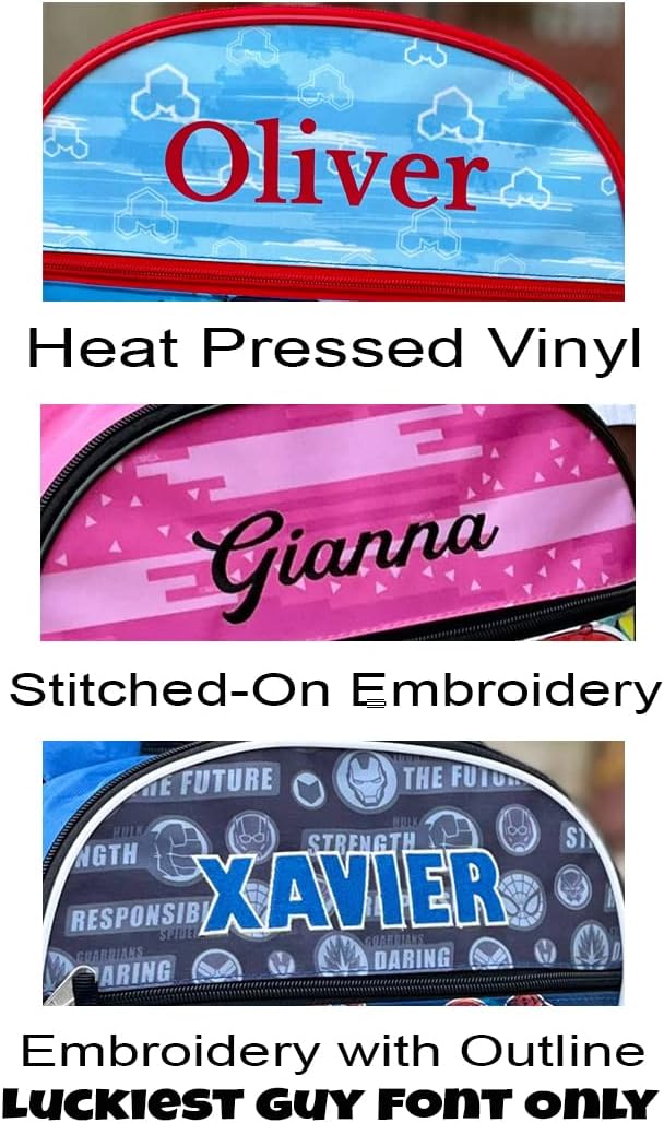 Personalized 16 Inch License School Backpack - PP