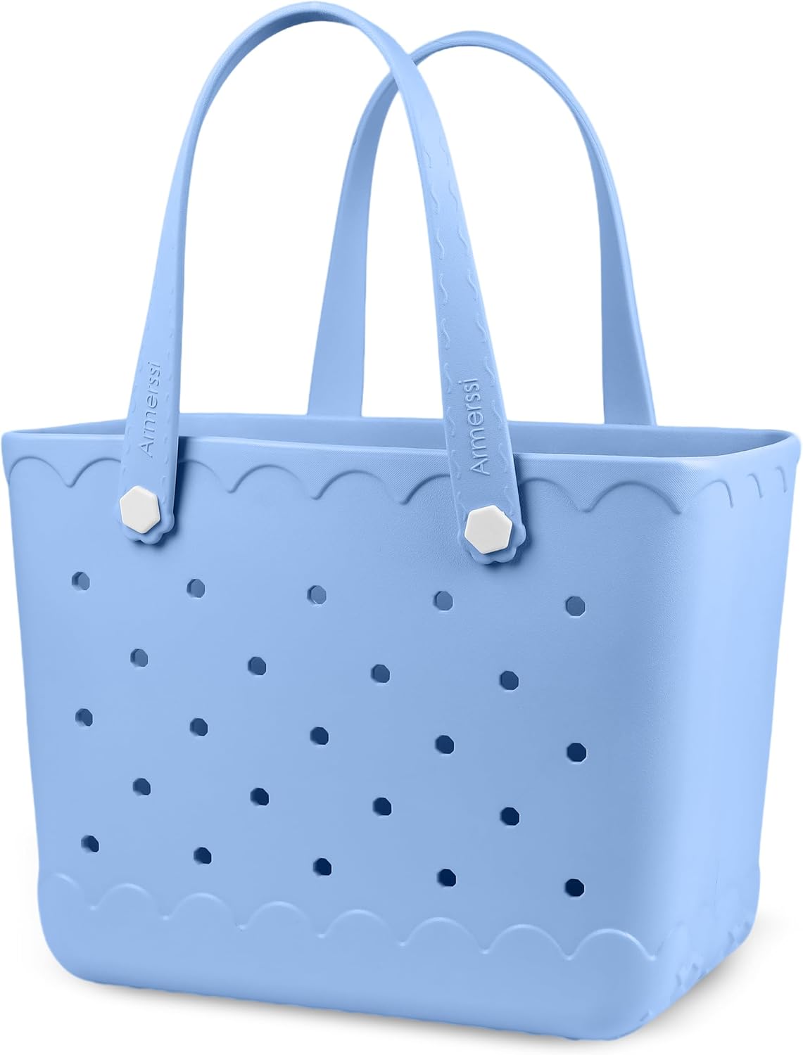 Rubber Beach Bag Waterproof Durable Tote Bag for Beach Sports Pool Modern Rubber Tote