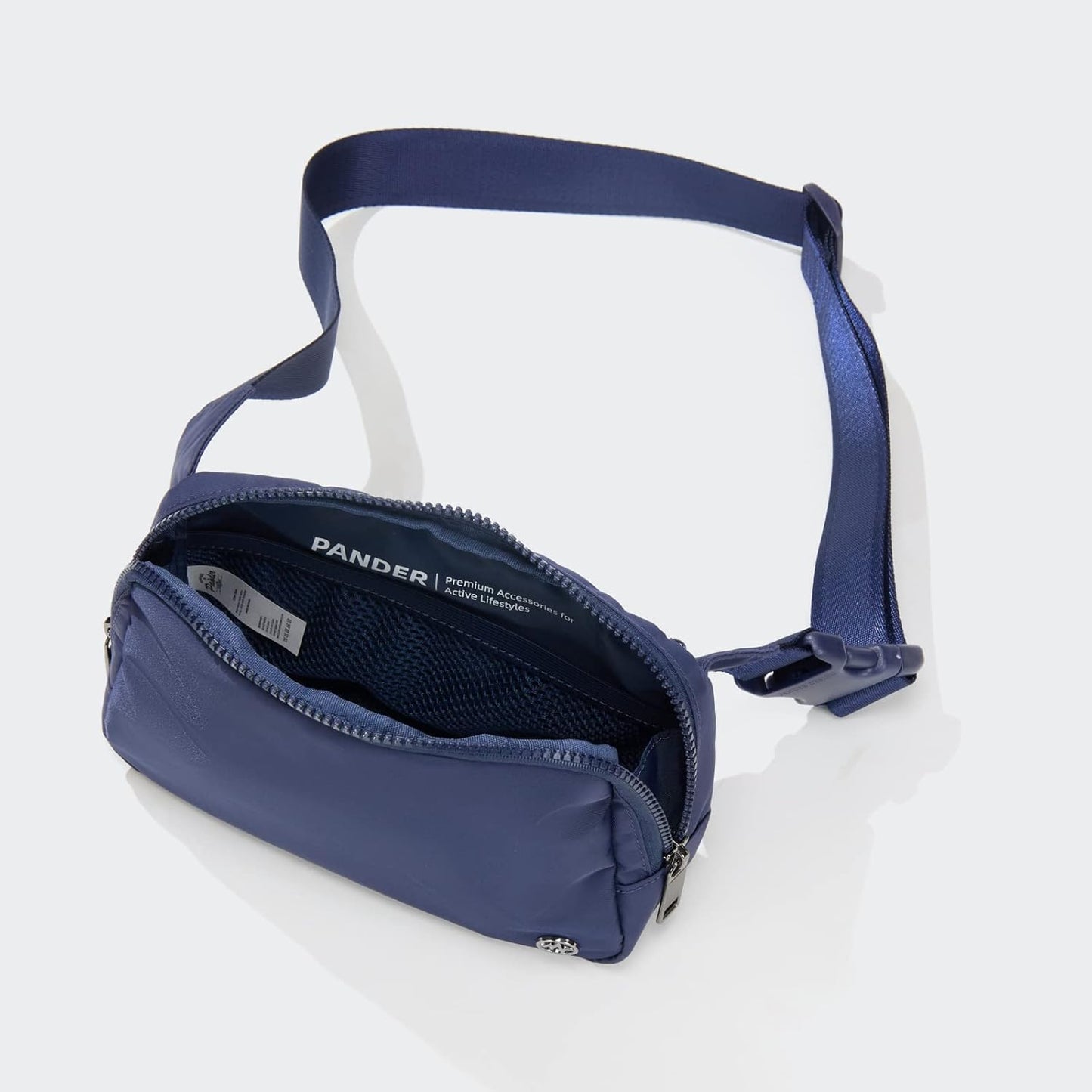 Pander Belt Bag Large 2L, Nylon Fanny Pack Purse for Women and Men with Adjustable Strap
