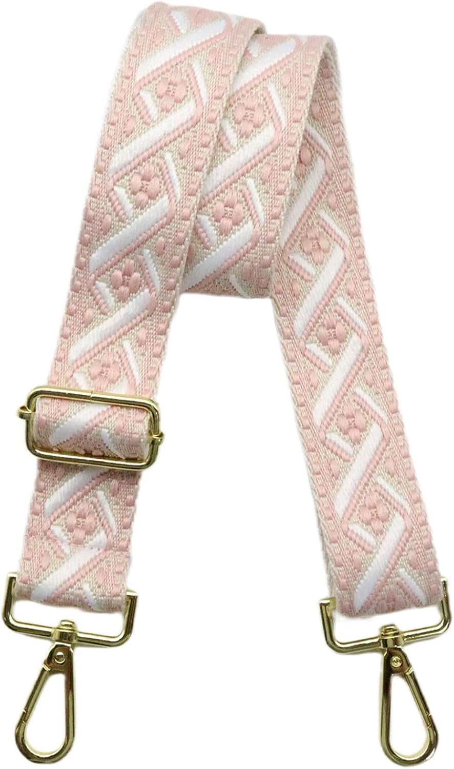 Adjustable Purse Strap - 1.5" Wide Handbags, Camera, Guitar, Phone & Crossbody Bag Replacement Shoulder Straps(Gold Hardware)