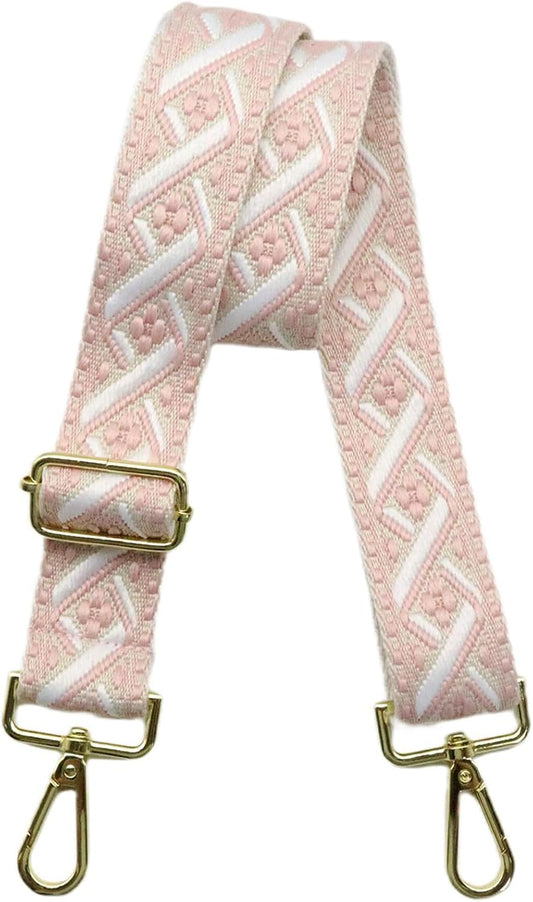 Adjustable Purse Strap - 1.5" Wide Handbags, Camera, Guitar, Phone & Crossbody Bag Replacement Shoulder Straps(Gold Hardware)