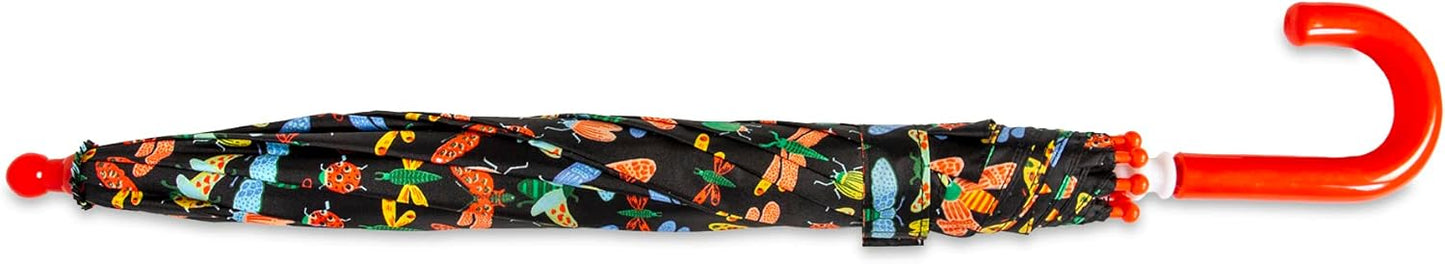 ShedRain Kids Umbrella-Pinch-Proof, Easy Grip Handle- Compact Children's School & Travel Umbrella with Large 33" Arc, Heavy Duty Steel Shaft, Fiberglass Ribs