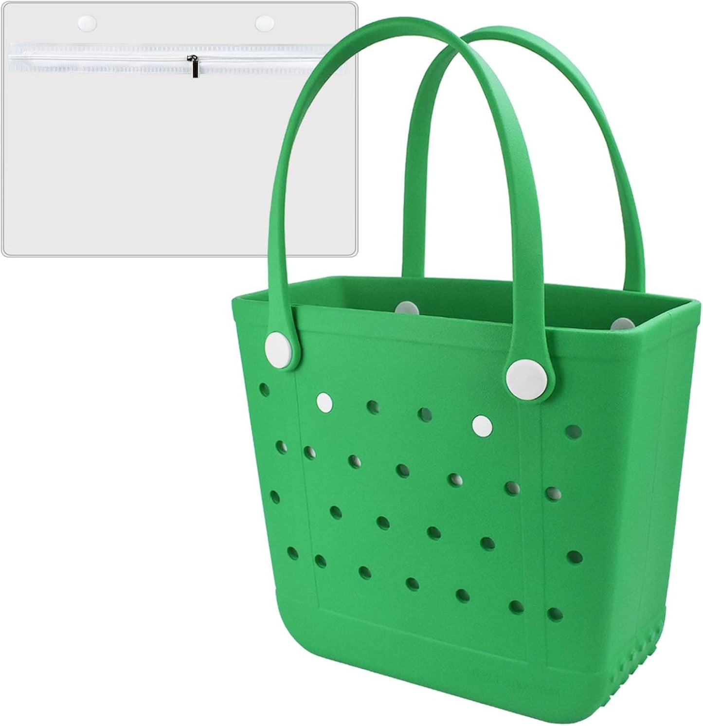 Tote Bag for Women - Large Rubber Beach Bag, Medium Waterproof Sandproof Travel Tote Bags for Beach Outdoor Sports