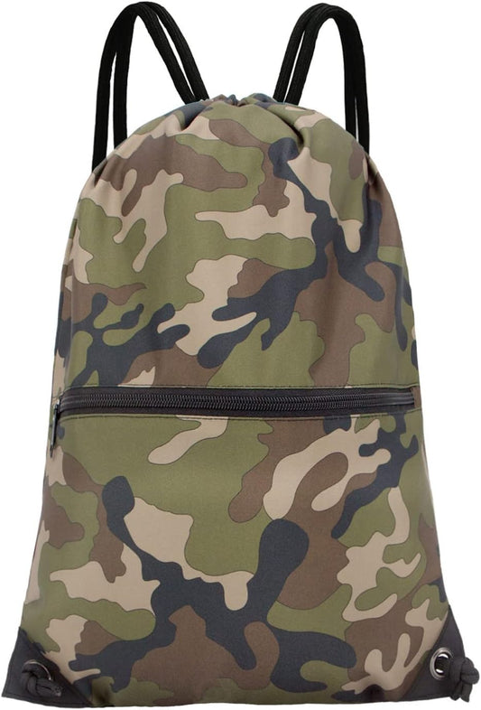 HOLYLUCK Drawstring Backpack Bag Sport Gym Sackpack