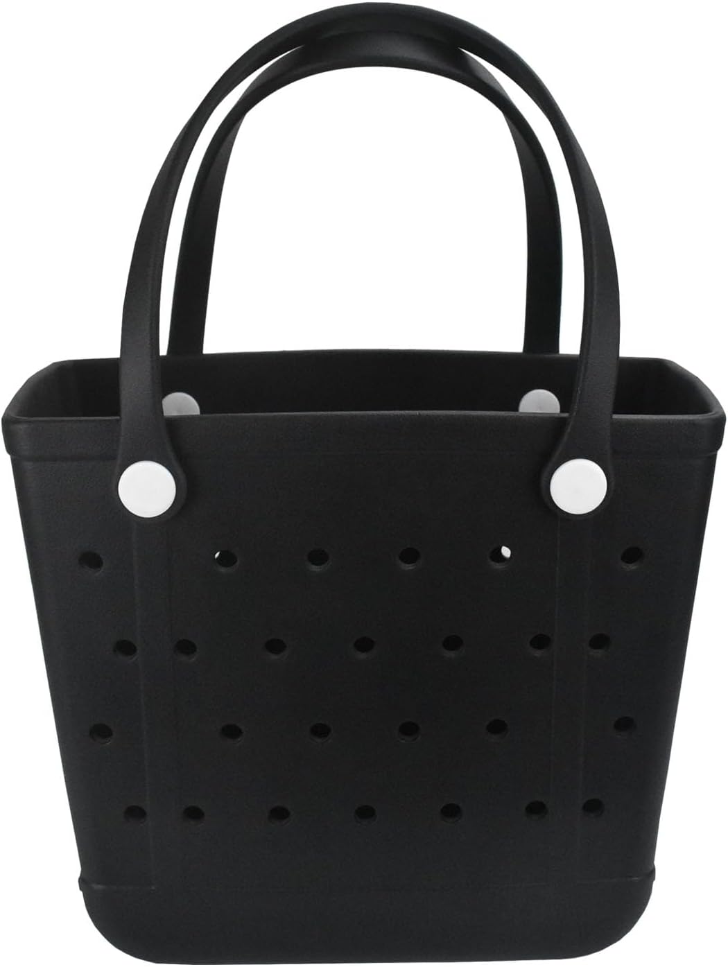 Medium Rubber Beach Bag, Waterproof Tote Bags Washable Sand-proof Travel Hand Bags for Pool Boat Work Sports