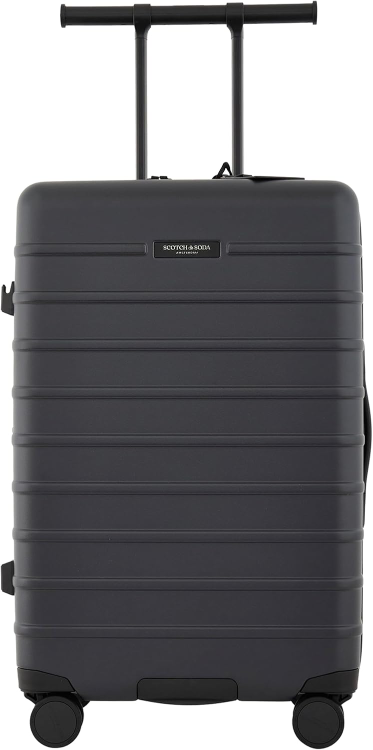 Scotch & Soda Tilburg Luggage, Black, 26-Inch Suitcase