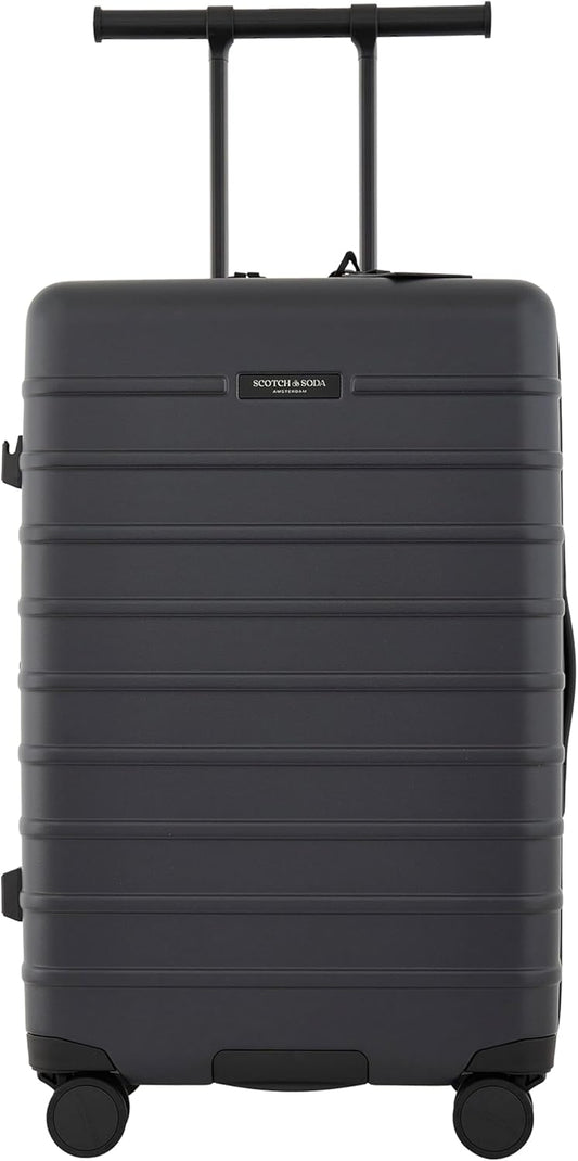 Scotch & Soda Tilburg Luggage, Black, 26-Inch Suitcase