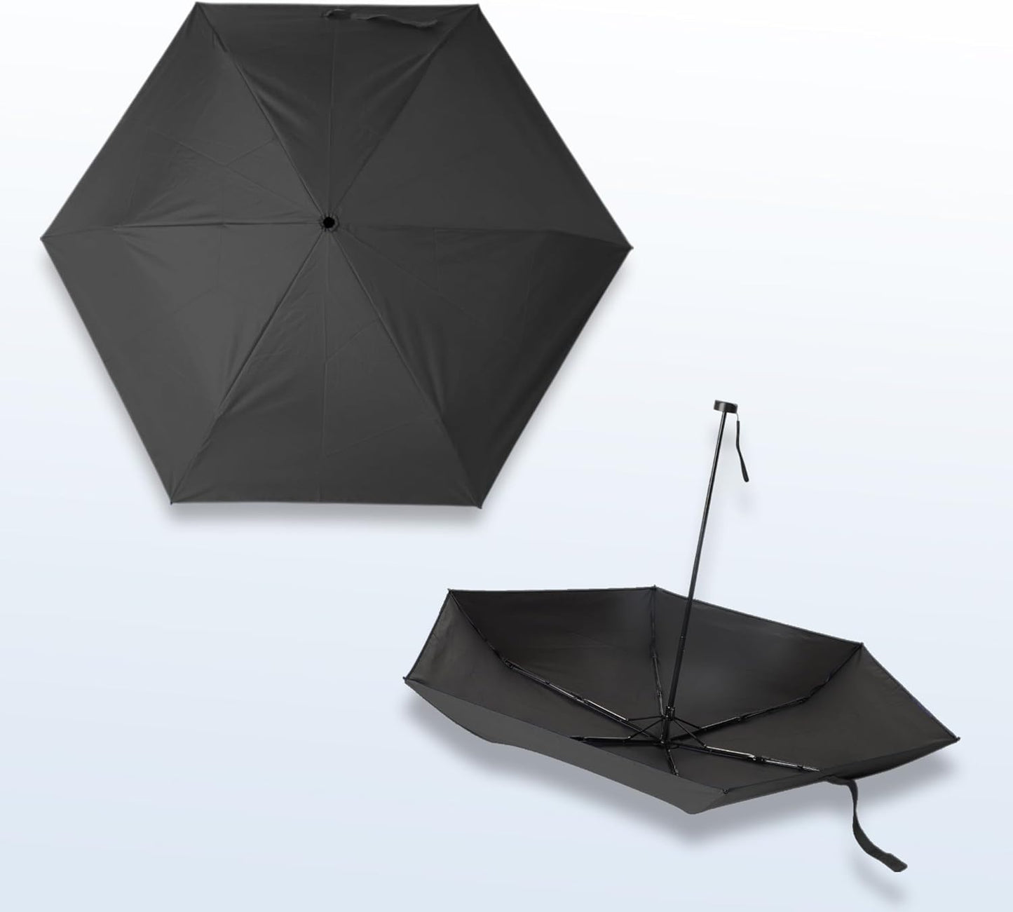 SoulRain 42" Travel Sun & rain Umbrella, Lightweight Windproof Umbrella, Portable Lightweight Compact Parasol with 99% UV Protection for women and men