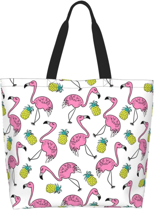 Tote Bag Beach Bag for Women Reusable Grocery Large Shopping Shoulder Bag Travel Handbag