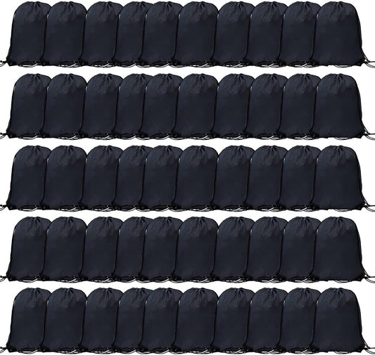 Bulk Drawstring Bags, Polyester Draw String Bags, Gym Sports Cinch Bag Drawstring Backpack for Women Men