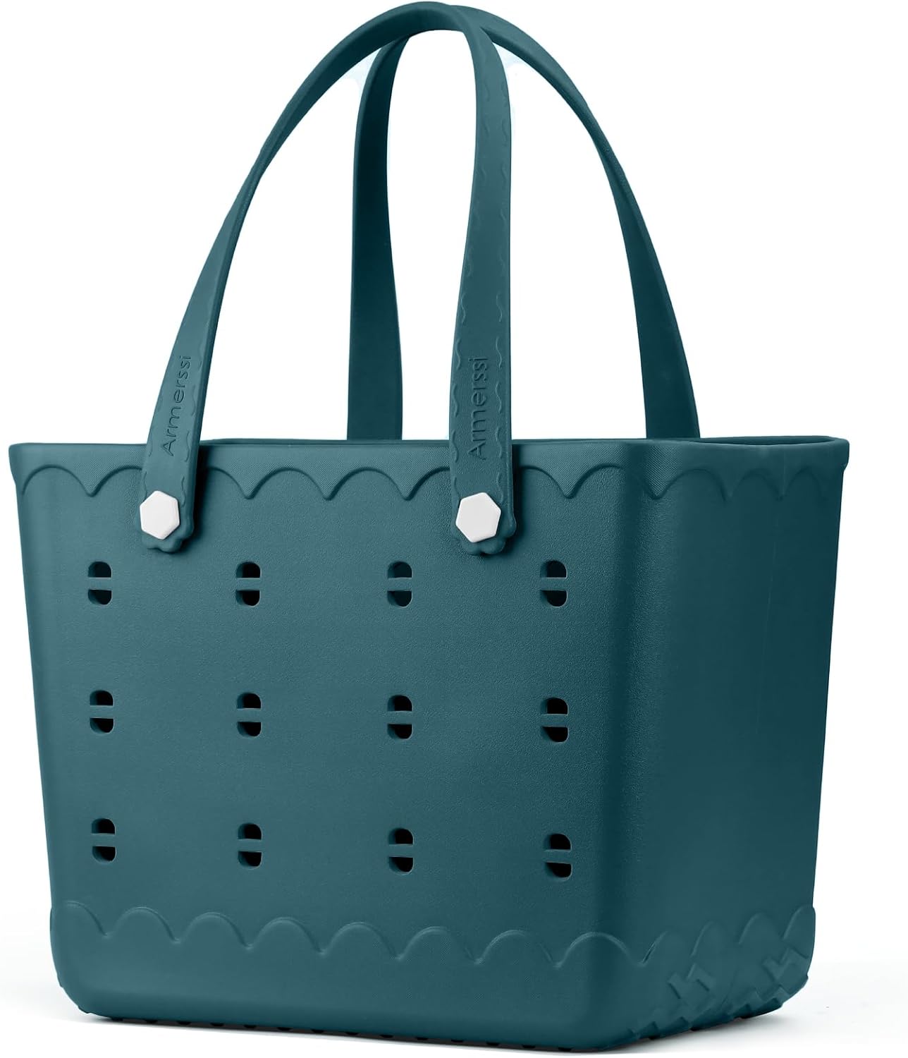 Rubber Beach Bag Waterproof Durable Tote Bag for Beach Sports Pool Modern Rubber Tote