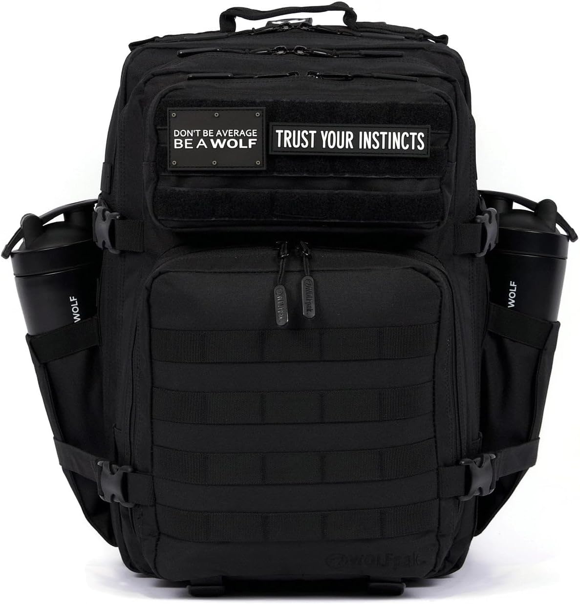 45L MEAL PREP MANAGEMENT BACKPACK (ALPHA BLACK MEAL) Lunch Box, Cooler, Extra Large Military Backpack for Gear, Heavy Duty, Water Resistant Travel & Gym Backpack for Men and Women